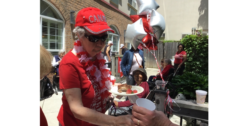 Canada Day celebrations with Retirement Suites By The Lake